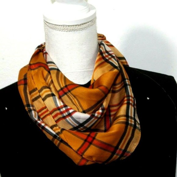 Zara Accessories - Zara Scarf Women Scarf Brown New Plaid Size M27X27
